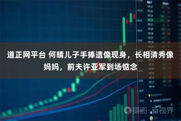 道正网平台 何晴儿子手捧遗像现身，长相清秀像妈妈，前夫许亚军到场惦念